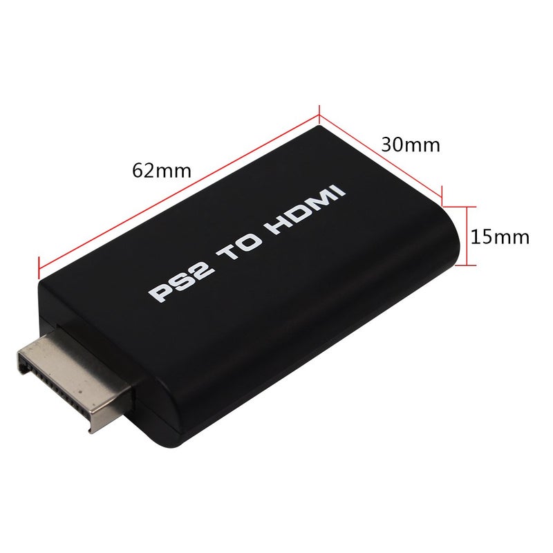 HDSUNWSTD PS2 to HDMI 480i/480p/576i Audio Video Converter Adapter with 3.5mm Audio Output Supports All PS2 Display Modes for HDTV HDMI Monitor - Image 3